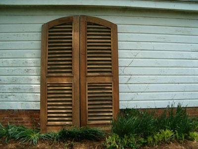 Carved Shutters